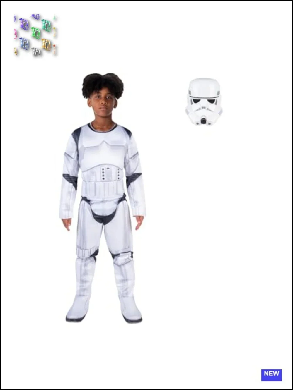 Star Wars Stormtrooper Youth Costume Padded Jumpsuit with Mask